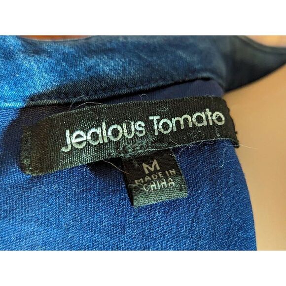 Jealous Tomato Denim Dress with Awesome side Ruffle Super Cute Style! Size Mediu - Picture 5 of 6